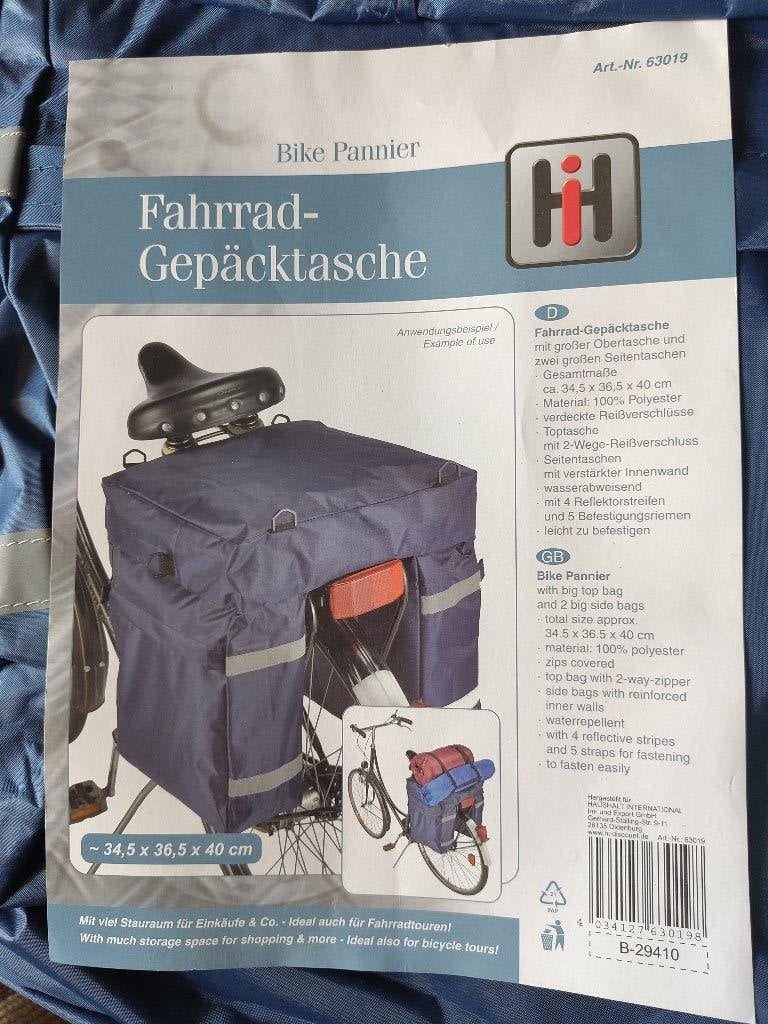Panier arrière vélo, Vélos & Vélomoteurs, Enlèvement ou Envoi, Comme neuf, Panier de vélo, Haushalt International