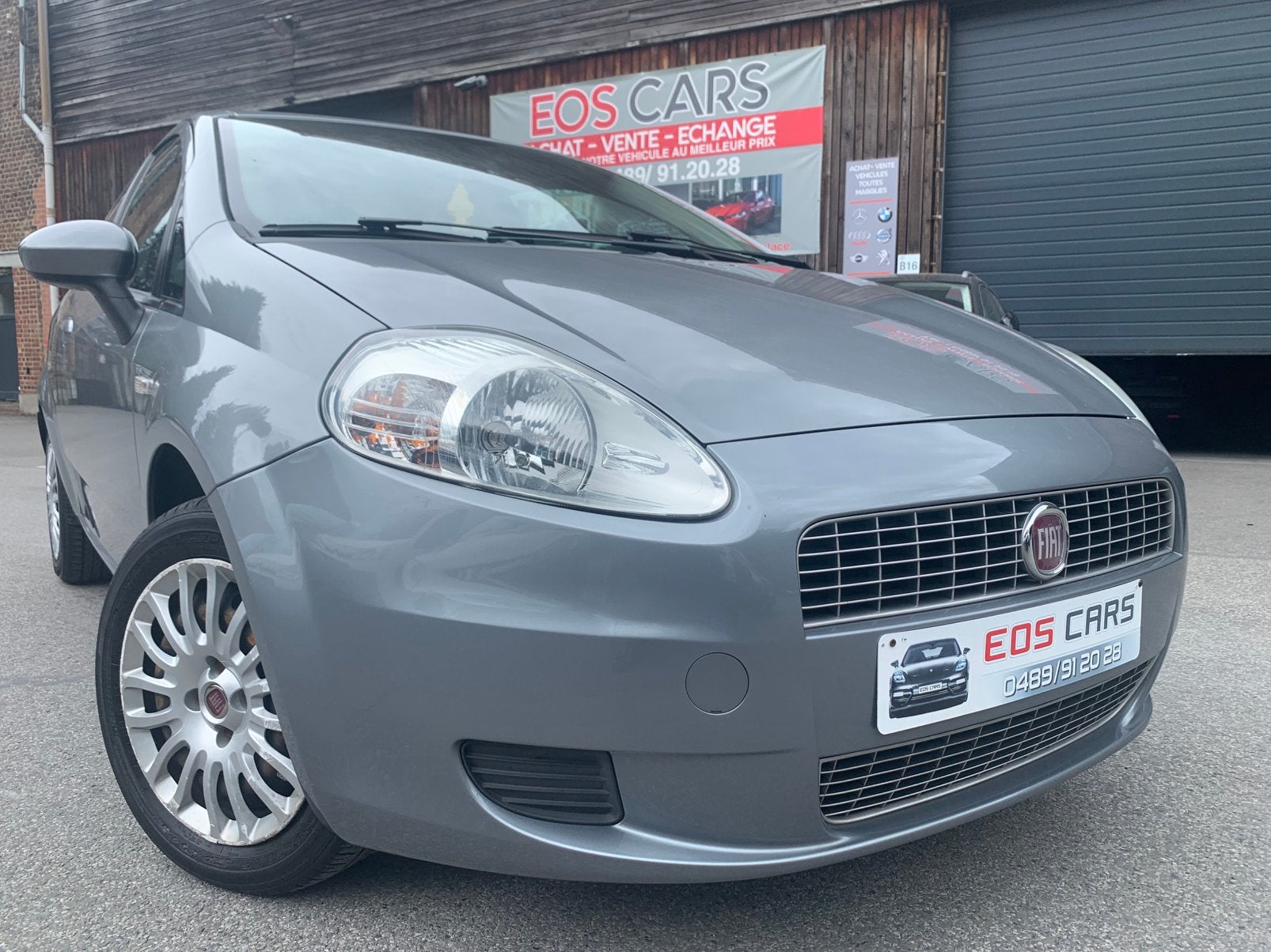 Fiat punto 2009 1.2  99 000 klm carnet garantie 12 MOIS, Auto's, Stof, Elektrische ramen, Bedrijf, Grijs