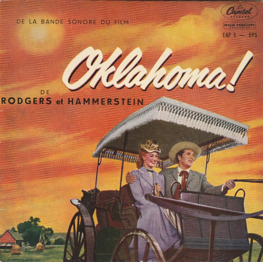45T: EP: Rogers & Hammerstein : Oklahoma (1)  Soundtrack, CD & DVD, Vinyles Singles, Enlèvement ou Envoi, Utilisé, Musique de films et Bande son