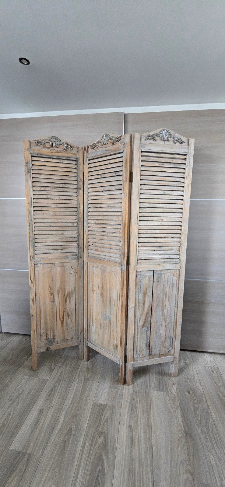 Paravent Kamerscherm,Brocante, Landelijk, Louvre,, Huis en Inrichting, Woonaccessoires | Kamerschermen, Ophalen