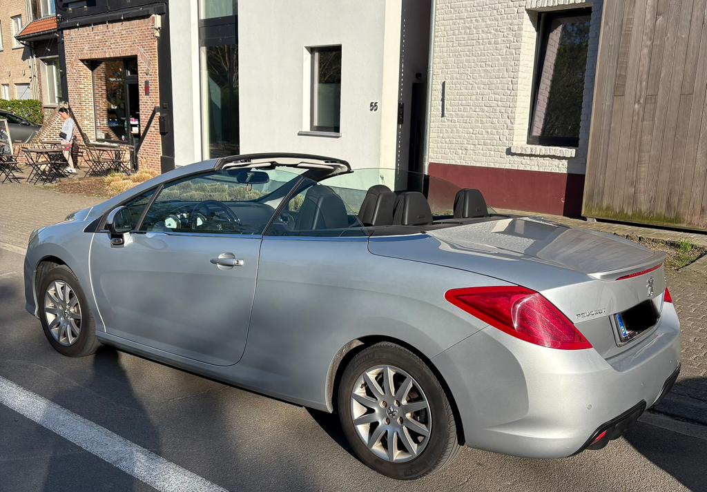 Peugeot 308 cabriolet, Auto's, Stof, Zwart, 4 cilinders, Cabriolet