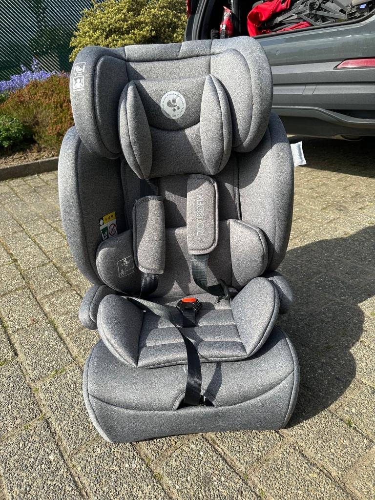 Autostoel Lorelli Rio Grey 76-150 cm, Kinderen en Baby's, Nieuw, 9 t/m 36 kg, Isofix, Ophalen