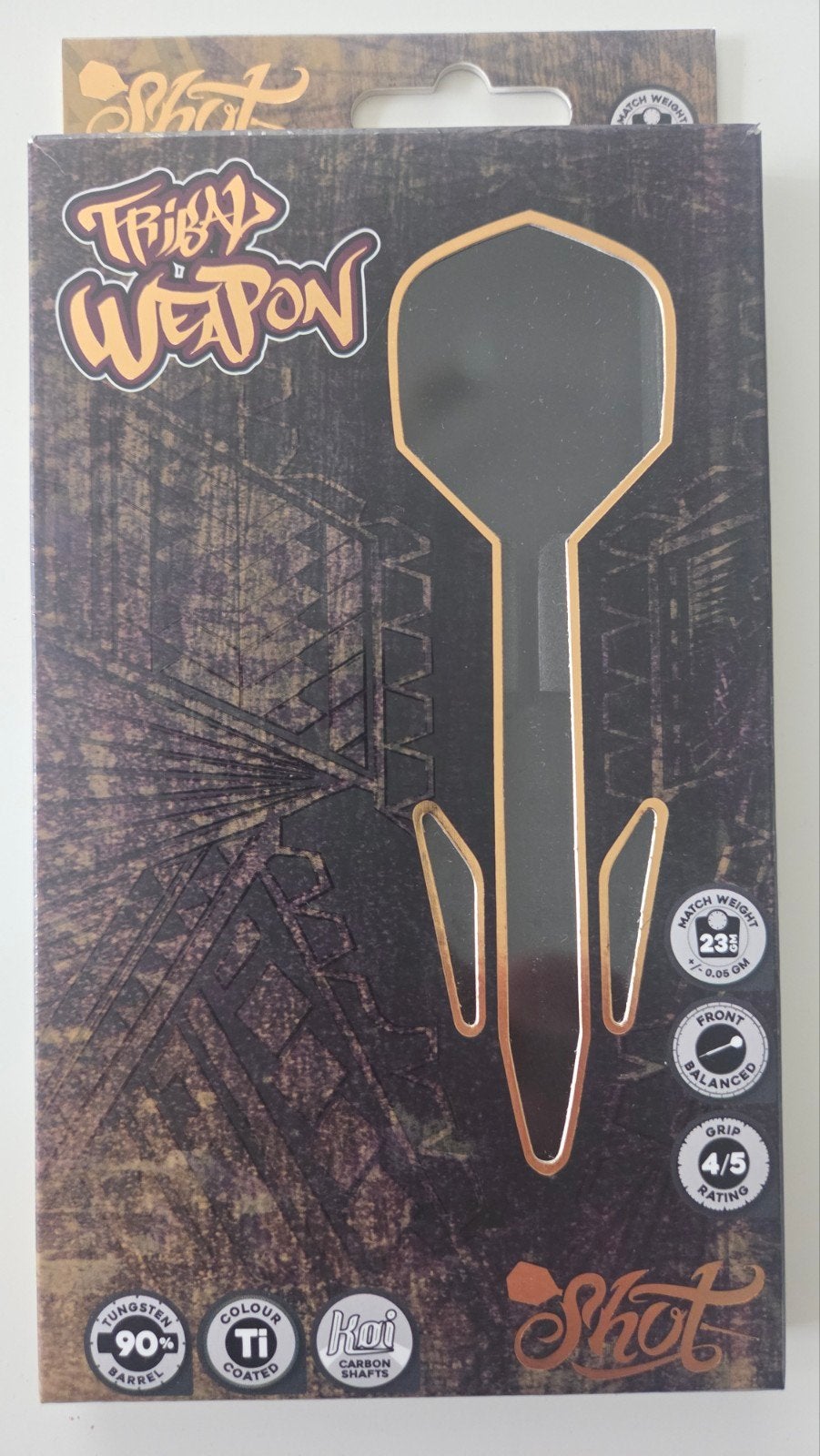 Shot Tribal Weapon 1, Sport en Fitness, Darts, Ophalen of Verzenden, Zo goed als nieuw, Pijlen