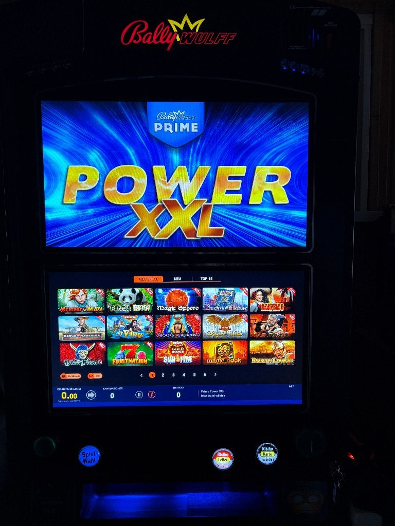 Bally Wulff Prime Power XXl Mega Casino Gokkast 90 Top Games, Euro, Ophalen, Zo goed als nieuw, Met sleutels