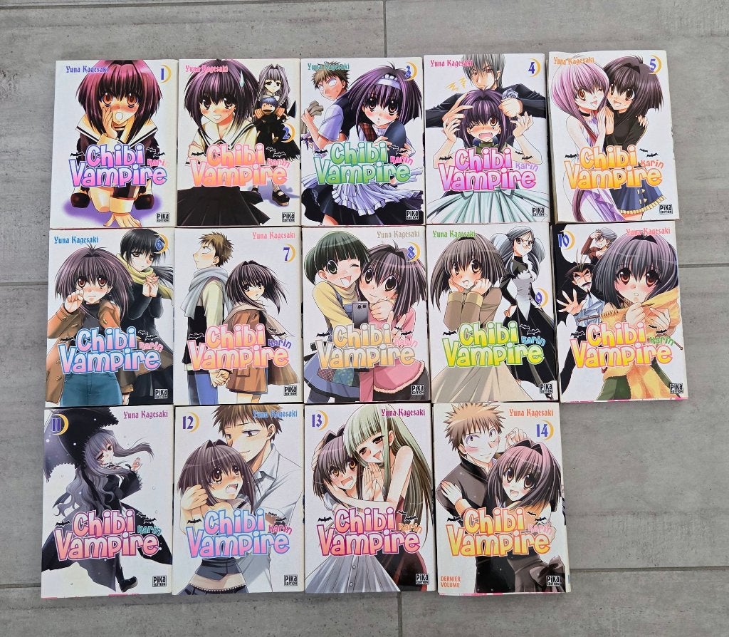 Chibi Vampire manga, série complète, 14 volumes (Français), Série complète ou Série, Enlèvement, Utilisé