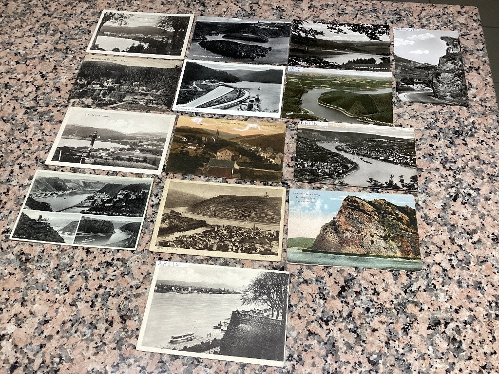 Lot 14 cartes postales Allemagne des années 1950, Enlèvement ou Envoi, 1940 à 1960, Affranchie, Allemagne
