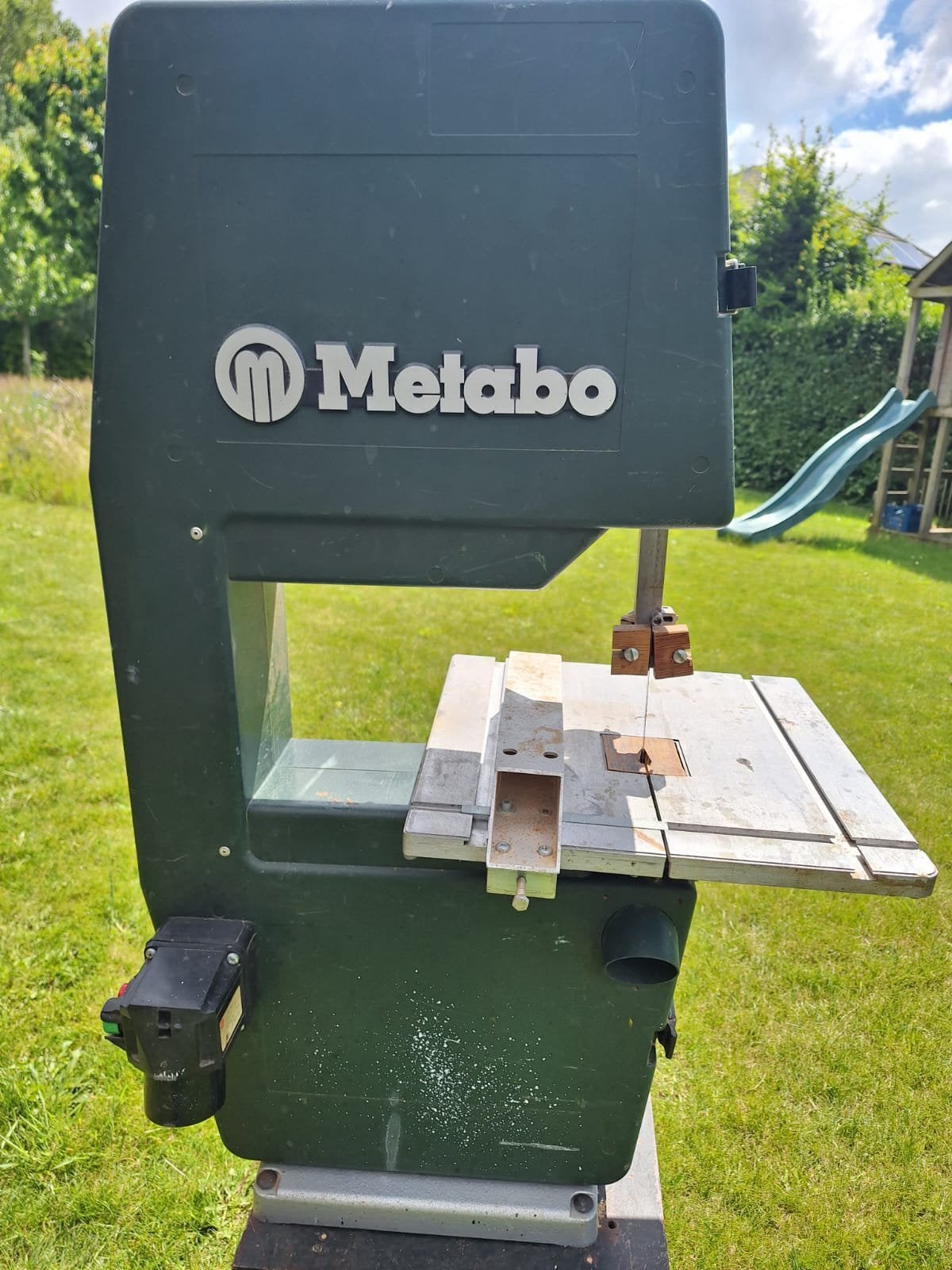 Metabo lintzaag, Ophalen, Gebruikt