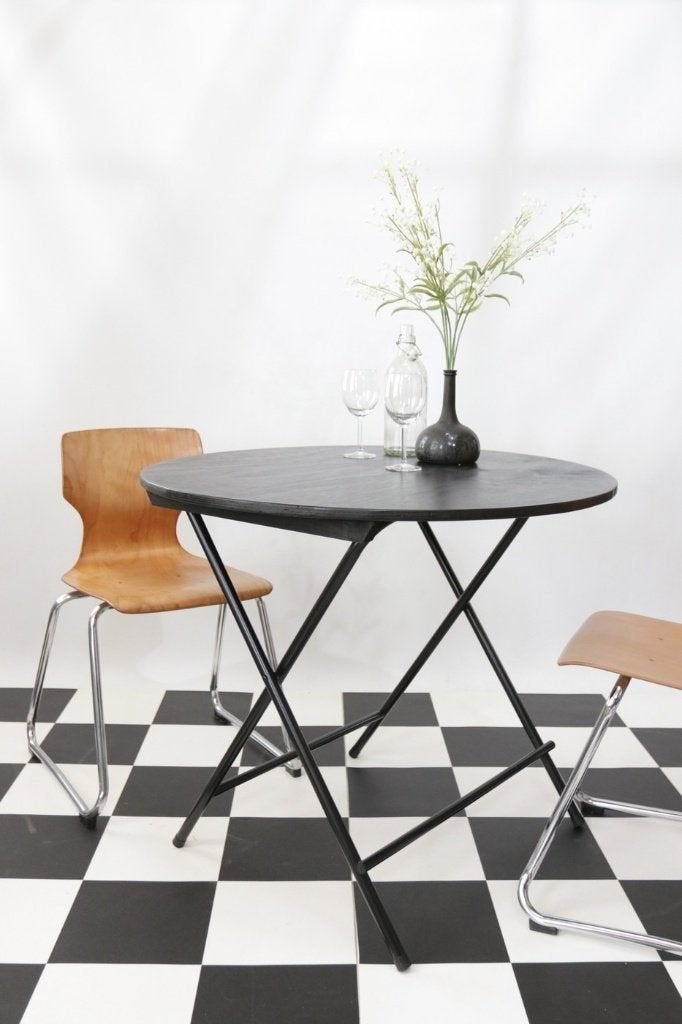 Tables pliantes rondes de style français, tables de patio,, Enlèvement