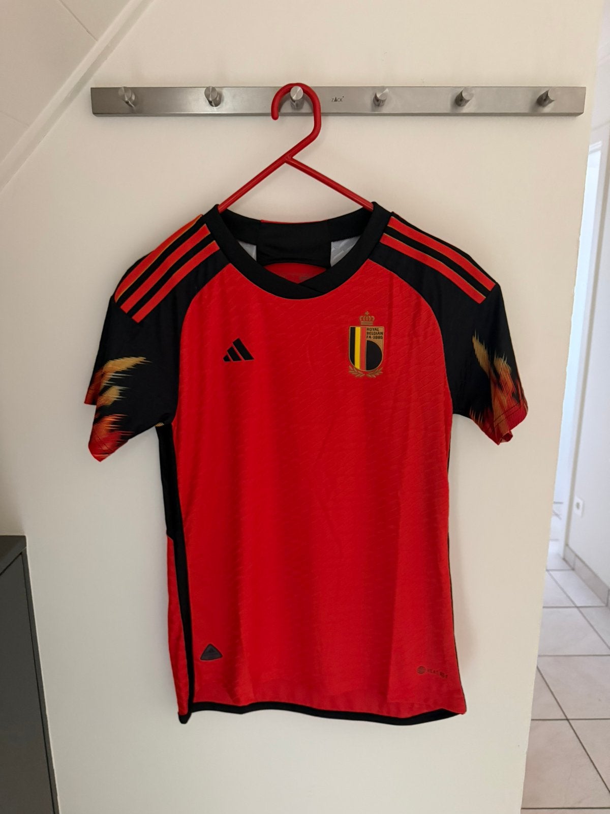 België 2022 Thuisshirt Spelers versie, Maat M, Ophalen of Verzenden, Zo goed als nieuw, Shirt