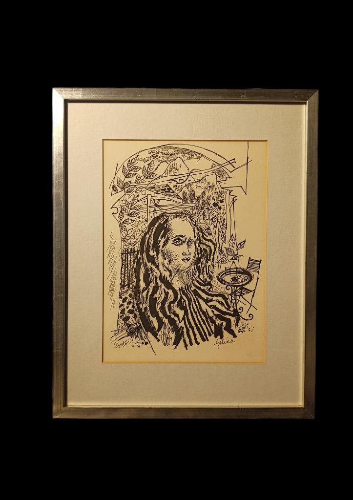 EYCK Charles Hubert: „Golino”, originele gravure., Antiek en Kunst, Ophalen of Verzenden