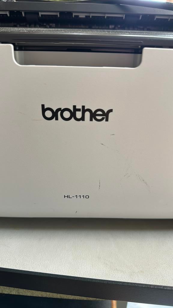 Brother laserprinter zwart/wit HL-1110, Computers en Software, Printers, Ophalen, Zo goed als nieuw, Laserprinter, Printer