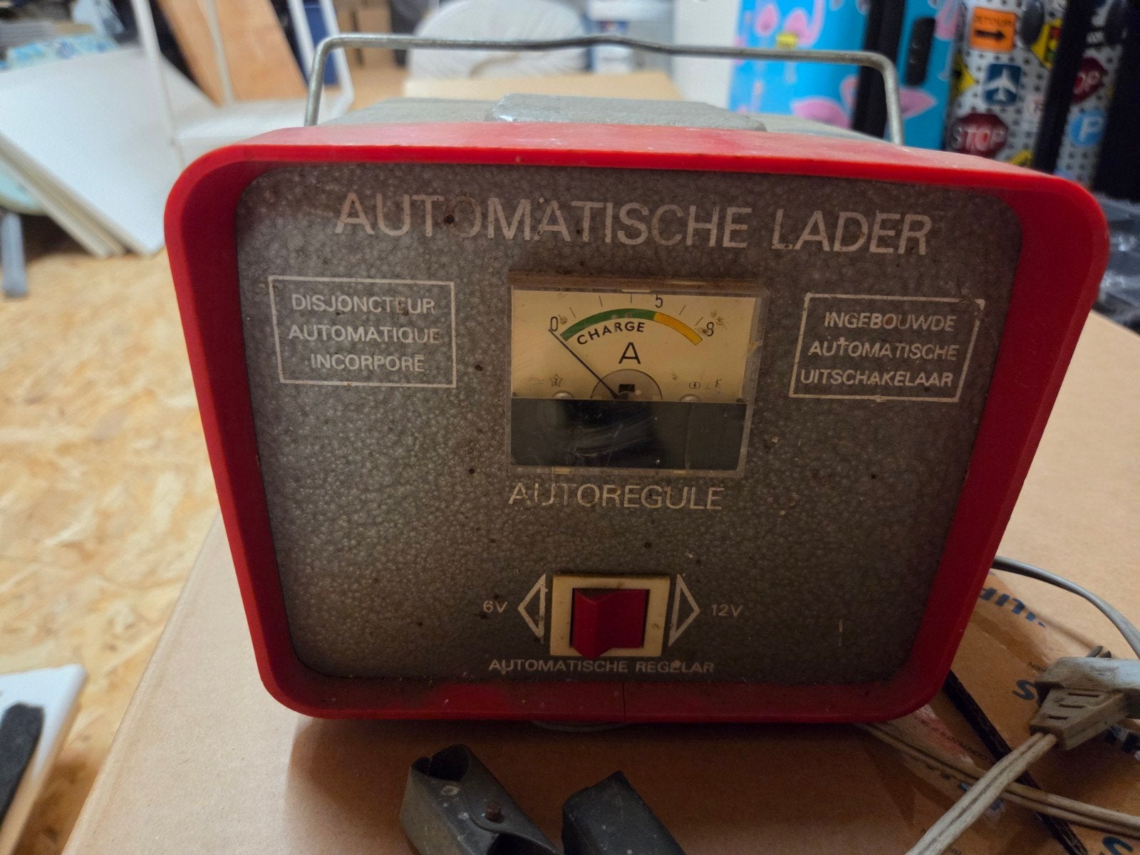 batterij lader 6v en 12v, Ophalen of Verzenden, Gebruikt
