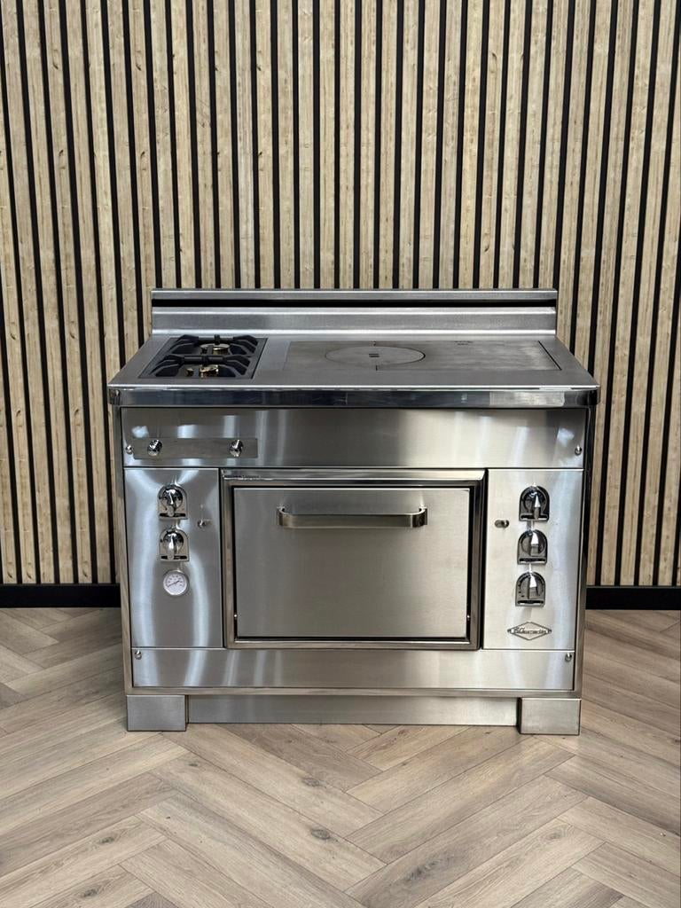NIEUW E-Caumartin Inox Gas + Elektrische Oven, Enlèvement ou Envoi, Gril, Gaz