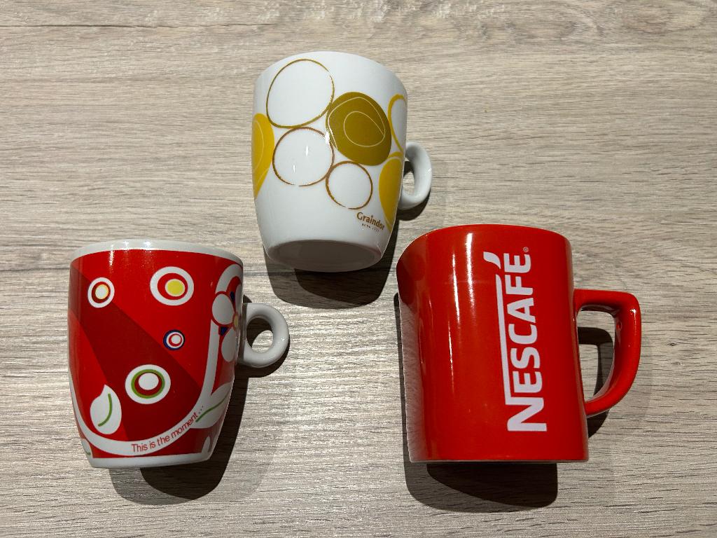 Nieuw! 3 mokken, Enlèvement ou Envoi, Neuf, Tasse(s) et/ou soucoupe(s)