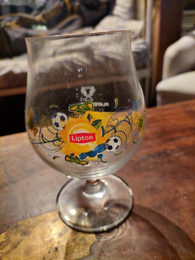 Verre Lipton Player Edition 33 cl, Enlèvement ou Envoi, Comme neuf, Verre à soda