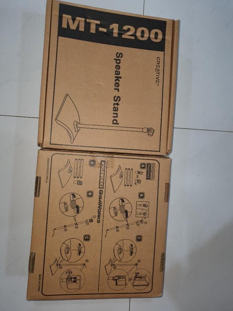 Creative MT-1200 Speaker Stand – Zeldzaam & Stevig!, Informatique & Logiciels, Enceintes Pc, Neuf, Enlèvement
