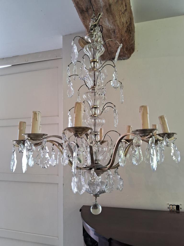 Marie Therese luster, Ophalen, Gebruikt, Glas, 75 cm of meer