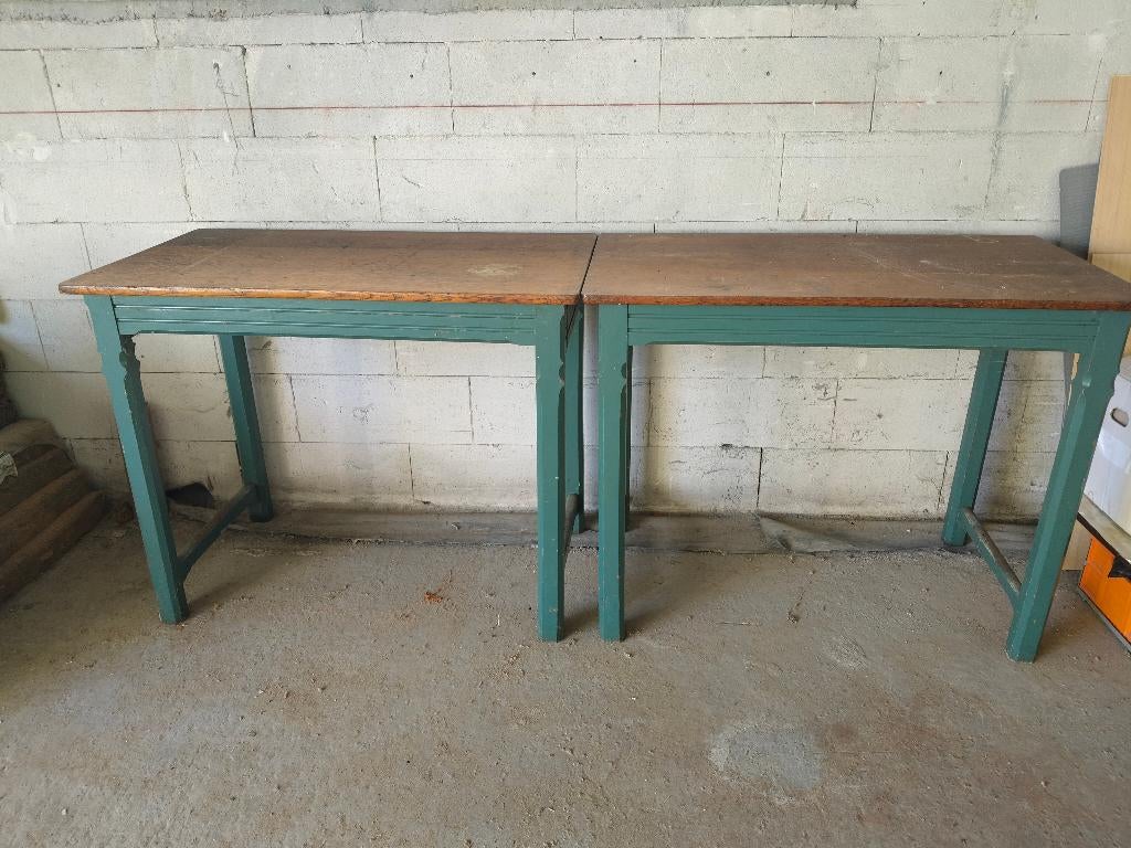 2 Tables hautes type tables de travail, Enlèvement ou Envoi, Utilisé