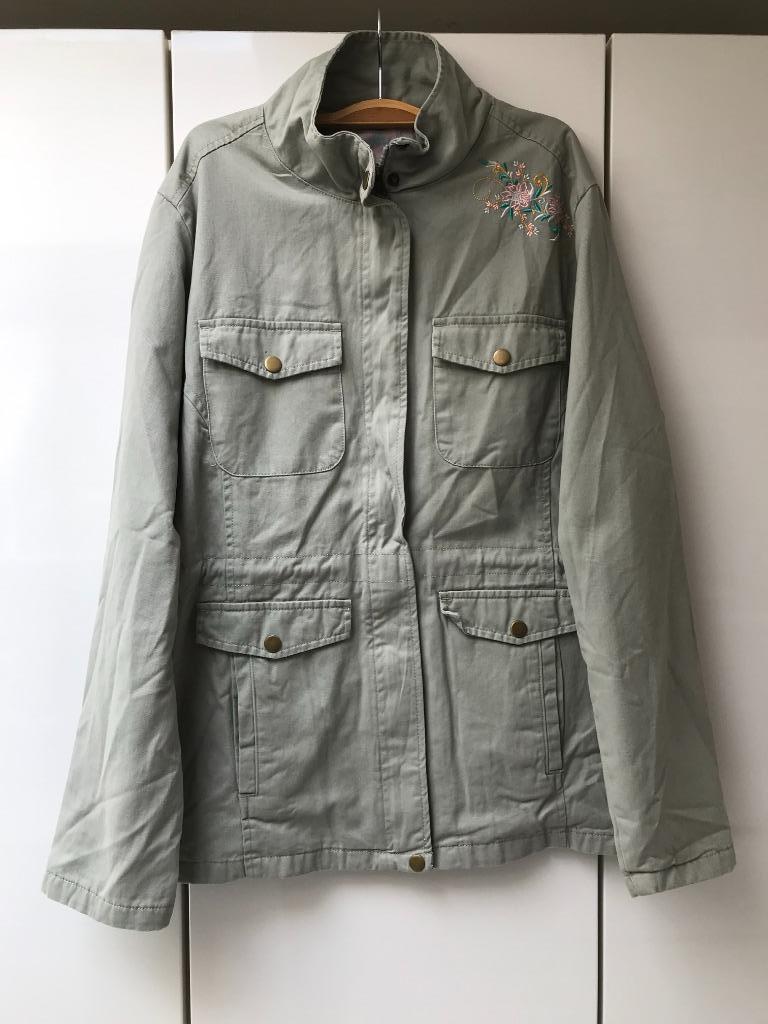 Atlas for Women beige jack met rits - Maat 42, Kleding | Dames, Beige, Maat 42/44 (L), Ophalen of Verzenden, Zo goed als nieuw