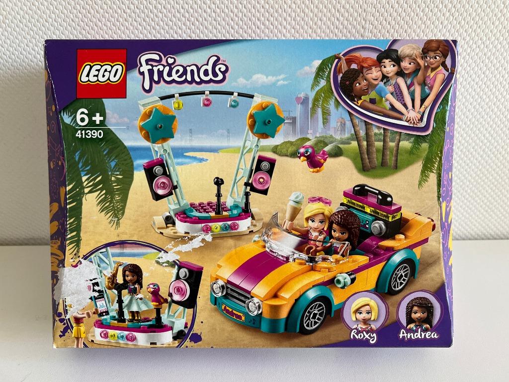 Jeu Lego La voiture et la scène d'Andréa 41390, Enlèvement ou Envoi, Utilisé, Ensemble complet, Lego