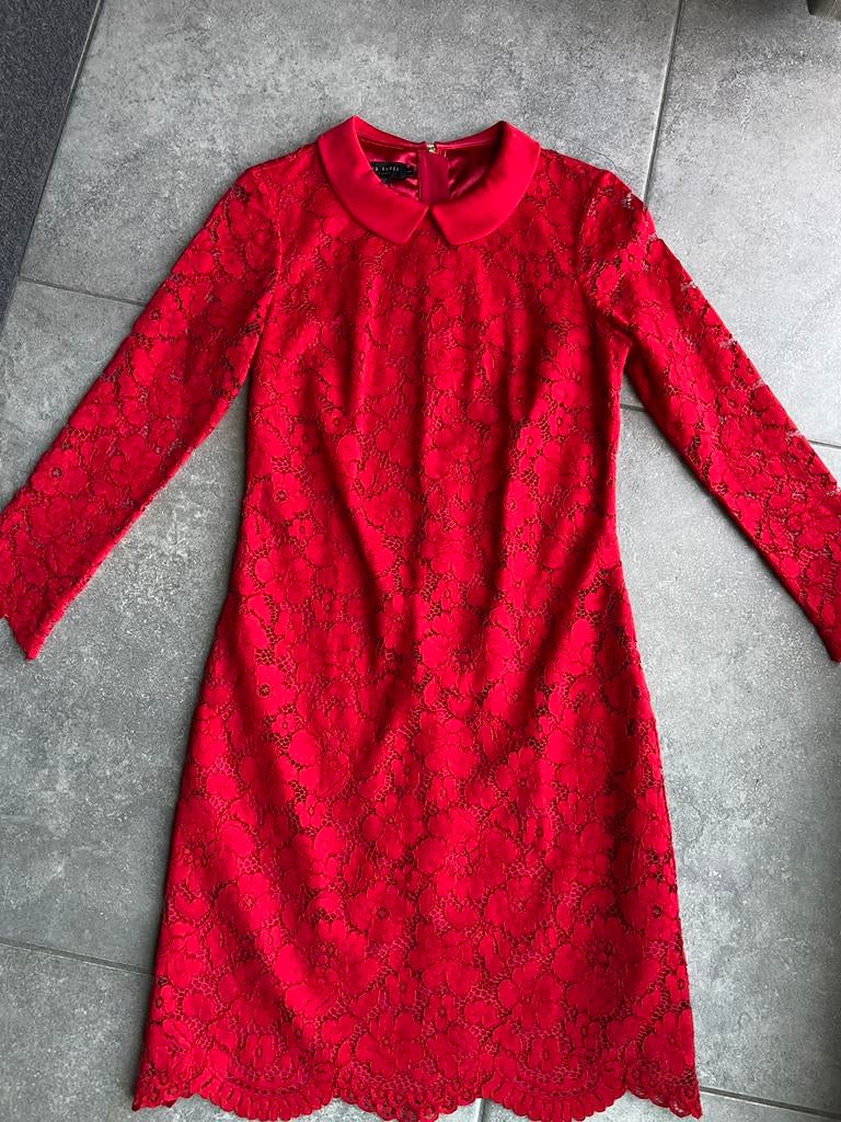 Rode feestjurk Ted baker 1, Ophalen of Verzenden, Zo goed als nieuw, Maat 34 (XS) of kleiner, Ted Baker