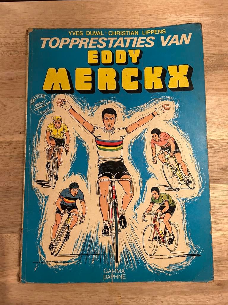 Topprestaties van Eddy Merckx, Boeken, Stripverhalen, Eén stripboek, Ophalen, Gelezen