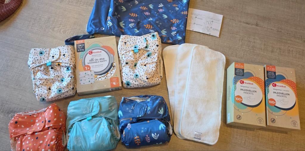 Startpakket wasbare luiers NIEUW, Kinderen en Baby's, Babykleding | Overige, Nieuw, Ophalen of Verzenden