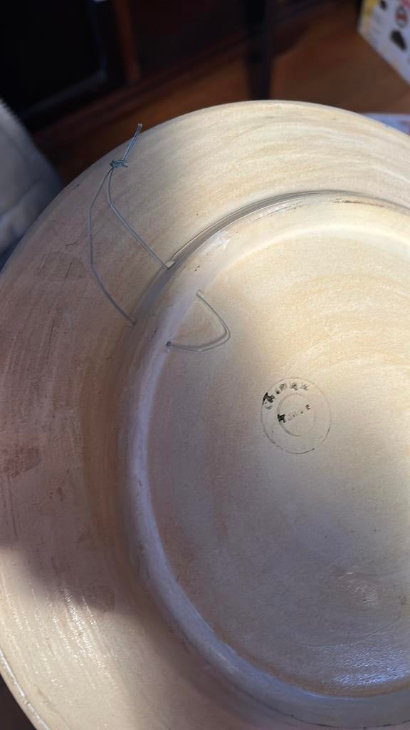 Tunesisch aardewerk Schaal 40 cm, Ophalen