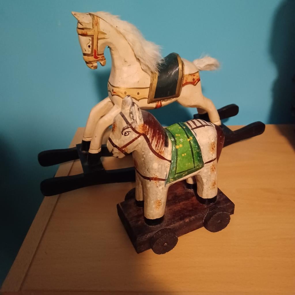 2 decoratie paarden, Ophalen of Verzenden, Zo goed als nieuw
