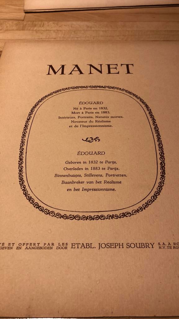 Folder nr. 12, uitgeverij Manet, Soubry, Verzamelen, Gebruikt