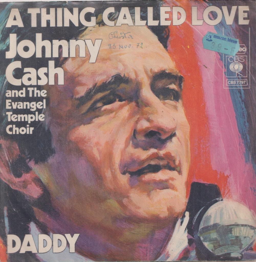 Johnny Cash – A thing called love / Daddy - Single, Cd's en Dvd's, Ophalen of Verzenden, Gebruikt, Pop