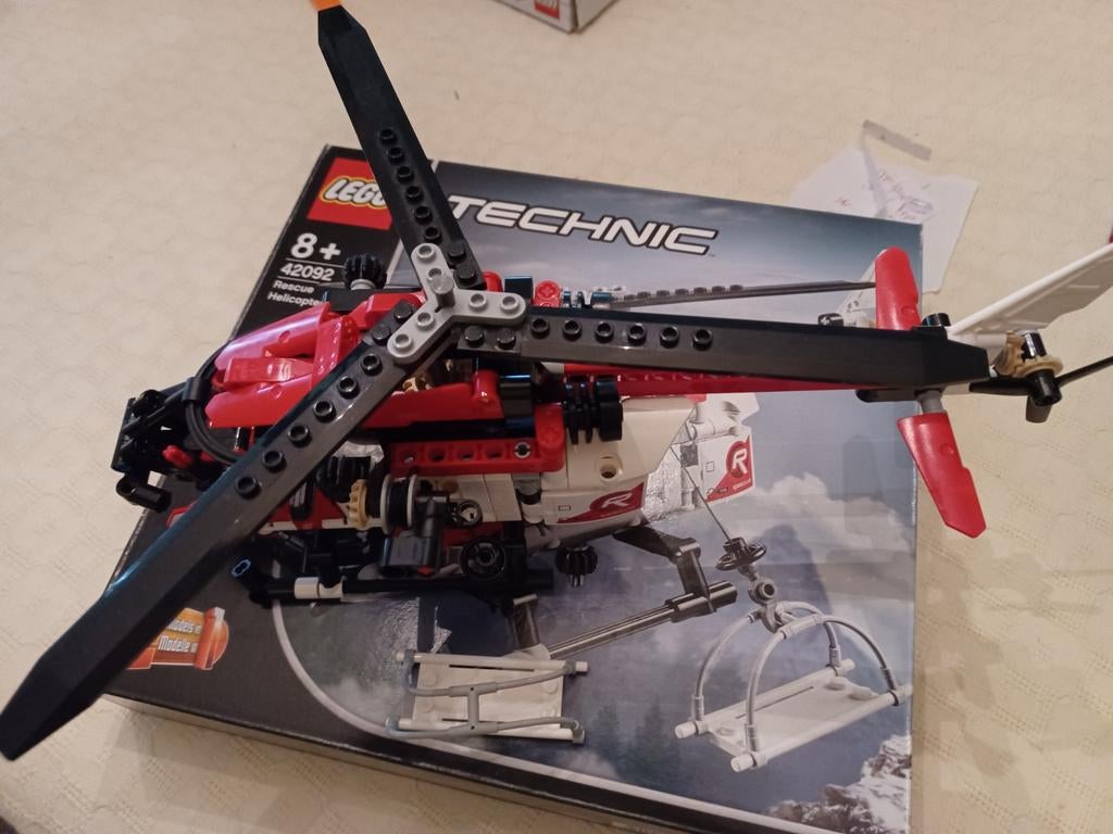 Lego technic 42092, Ophalen, Zo goed als nieuw, Complete set, Lego