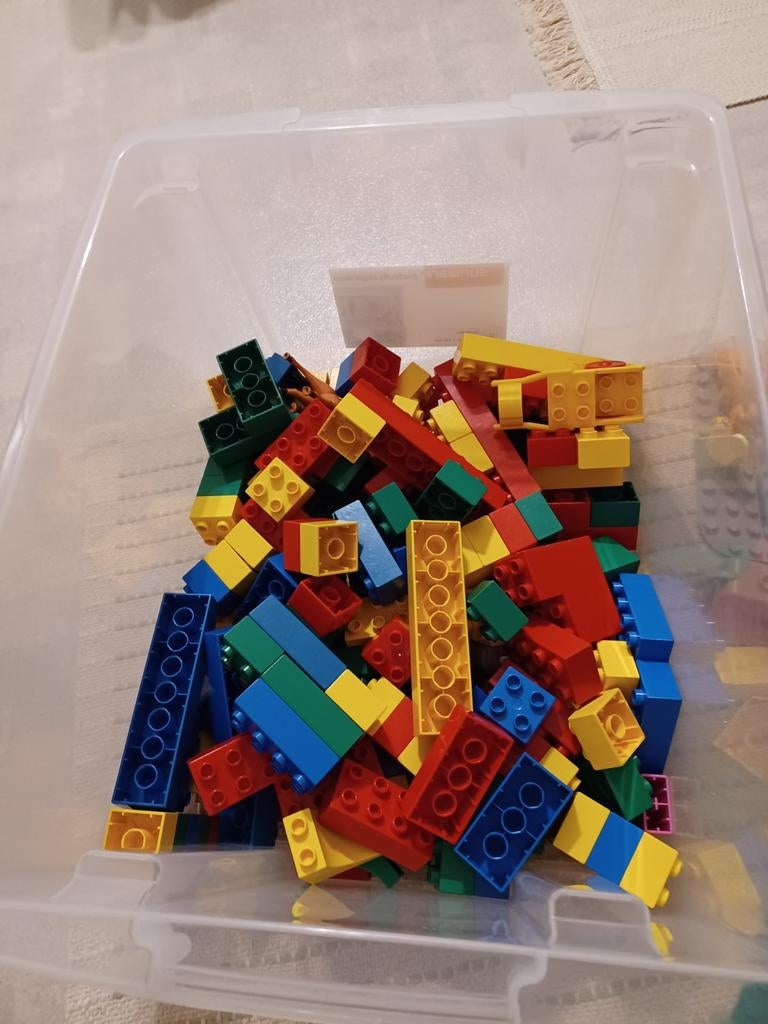2,5 à 3 kg duplo bouwblokken, Ophalen, Zo goed als nieuw