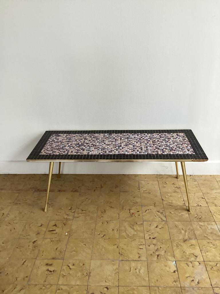 Table mosaiques vintage, Enlèvement