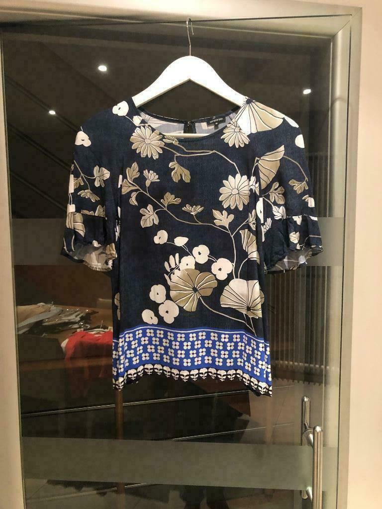 Nieuwe bloes korte mouwen maat 38 Caroline biss, Maat 38/40 (M), Blauw, Nieuw, Ophalen of Verzenden