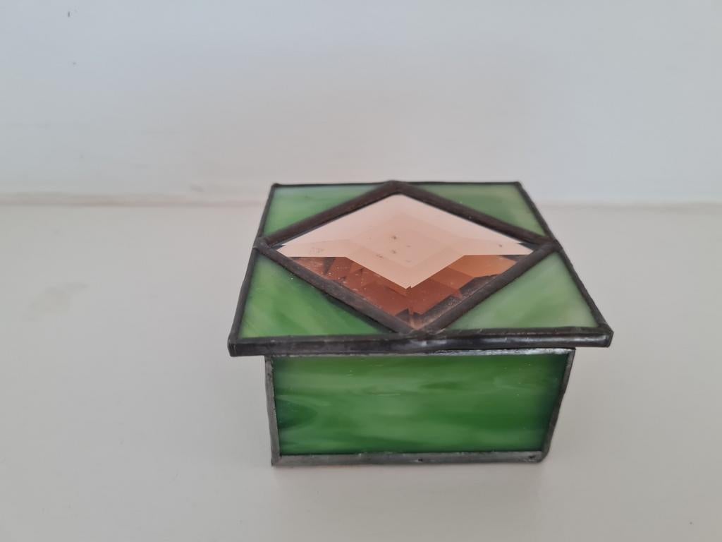 Groene juwelendoos Tiffany, Antiek en Kunst, Ophalen