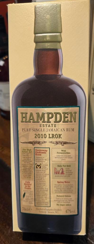 Hampden LROK 2010 rum rhum ron, Collections, Vins, Enlèvement ou Envoi, Neuf