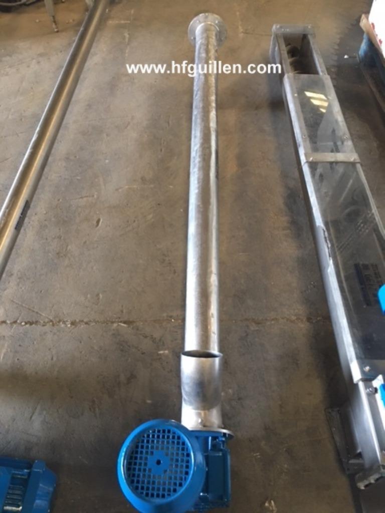 ÉLÉVATEUR À VIS SANS FIN TUBULAIRE, Inox, Utilisé, 250 mm ou plus, Autres types