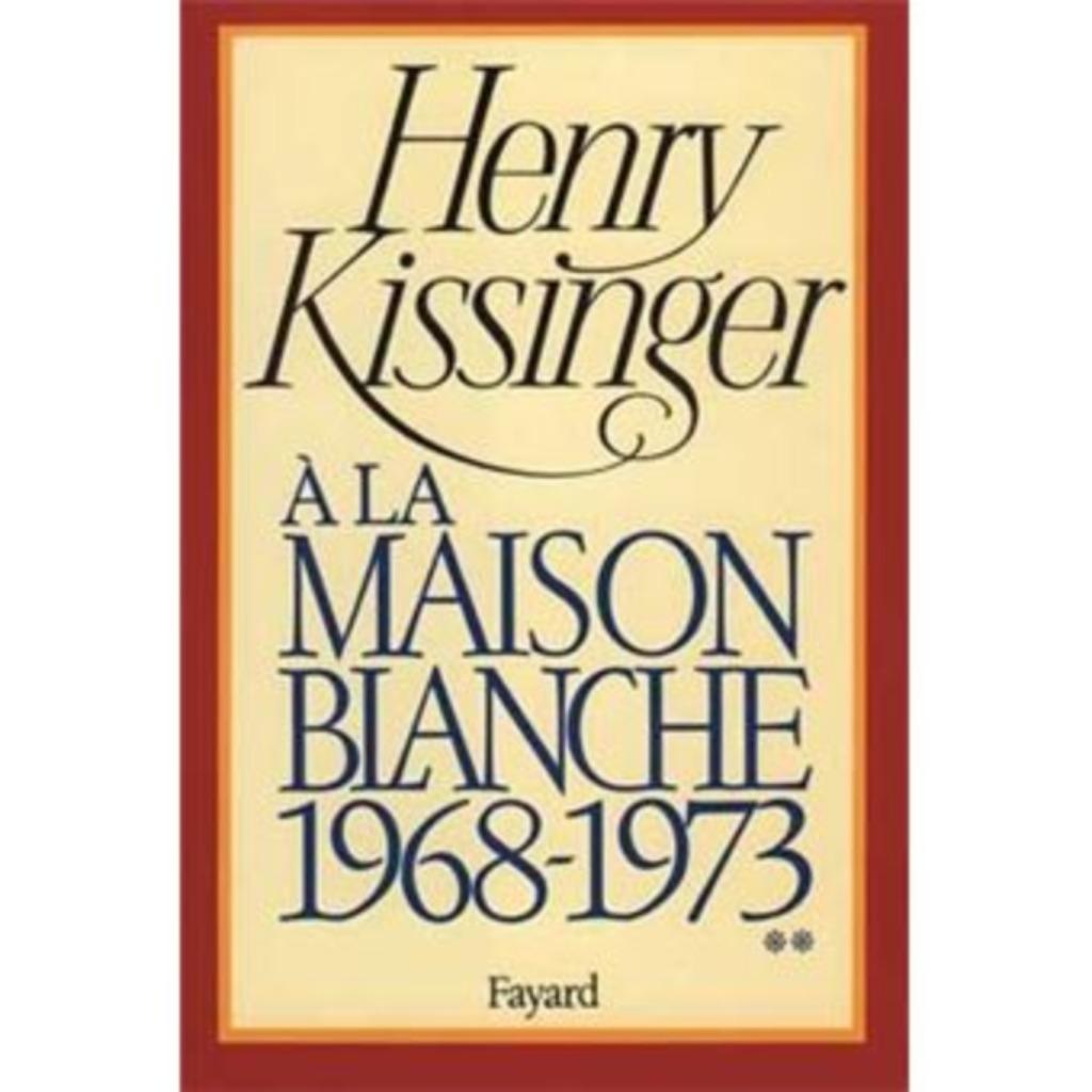 Henry Kissinger / À la maison blanche 1968-1973, Politique, Henry Kissinger, Enlèvement, Utilisé