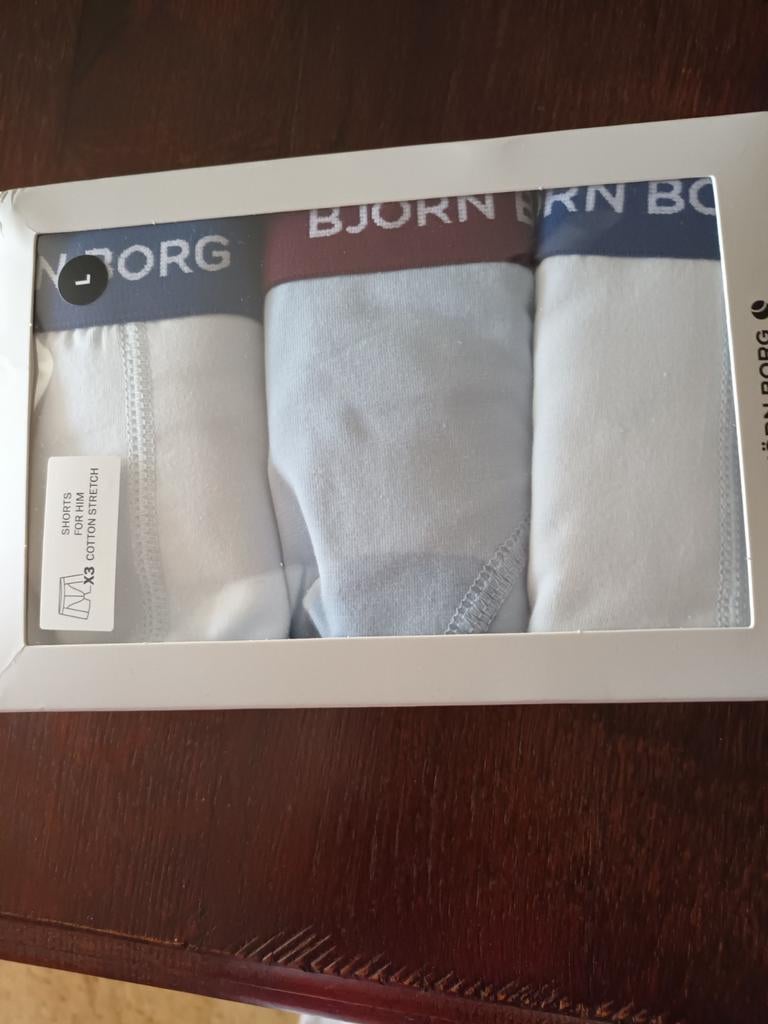 Geschenkdoos met 3 nieuwe slips "BJORN BORG:, Kleding | Heren, Ondergoed, Ophalen of Verzenden, Boxer