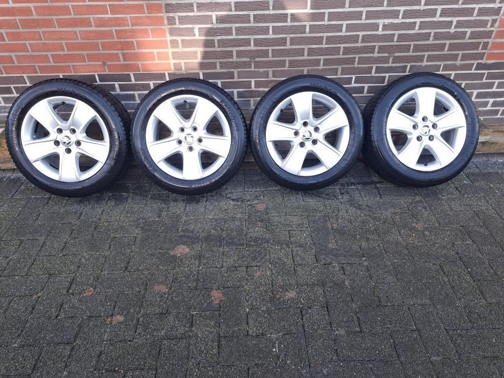 205/55/r16 winterbanden, Enlèvement, Utilisé, Pneu(s)