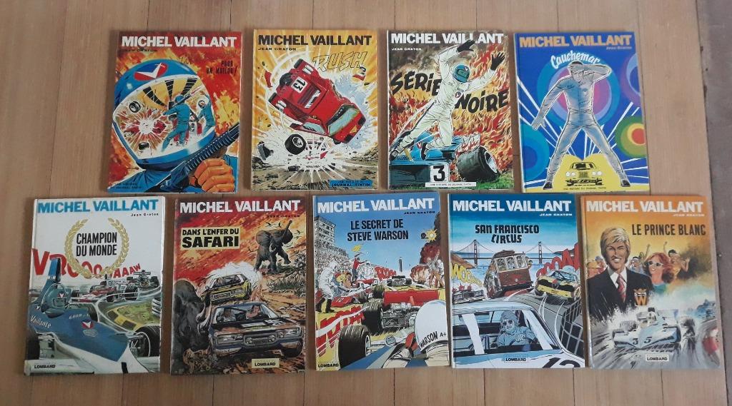 MICHEL VAILLANT - 11 albums (9 en E.O + 2 en 2ème éd.), Boeken, Stripverhalen, Ophalen