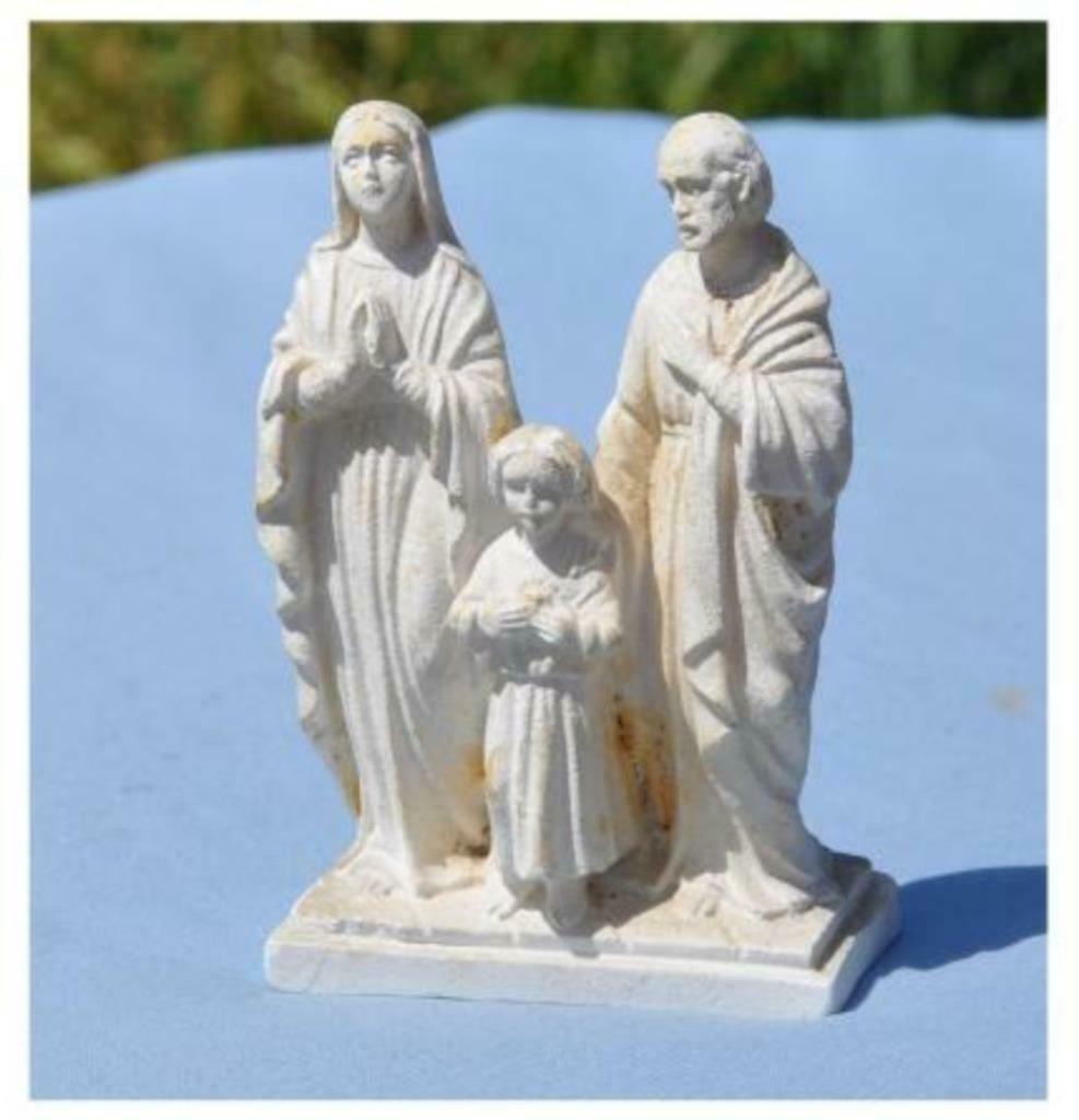 §sainte famille en platre, Antiquités & Art, Enlèvement ou Envoi