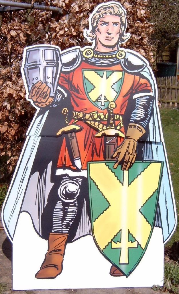 De Rode Ridder - Karton figuur - hoogte : 1.80m, Ophalen of Verzenden, Zo goed als nieuw