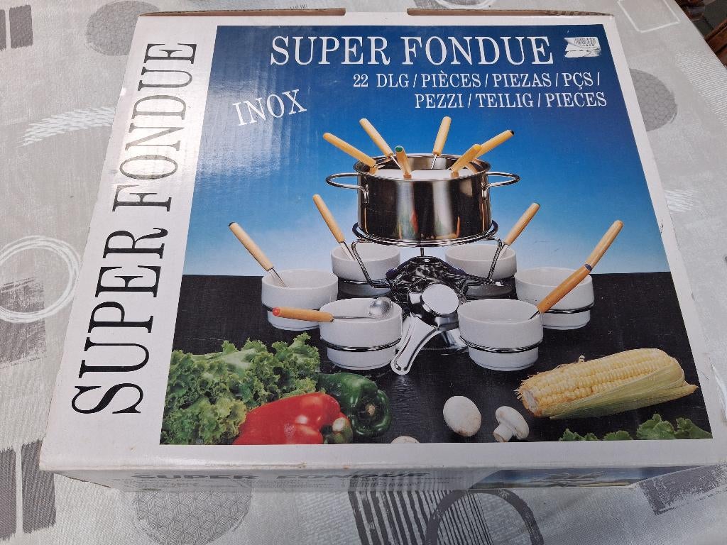 Fondueset, Ophalen, Nieuw, Brander, Fondueset