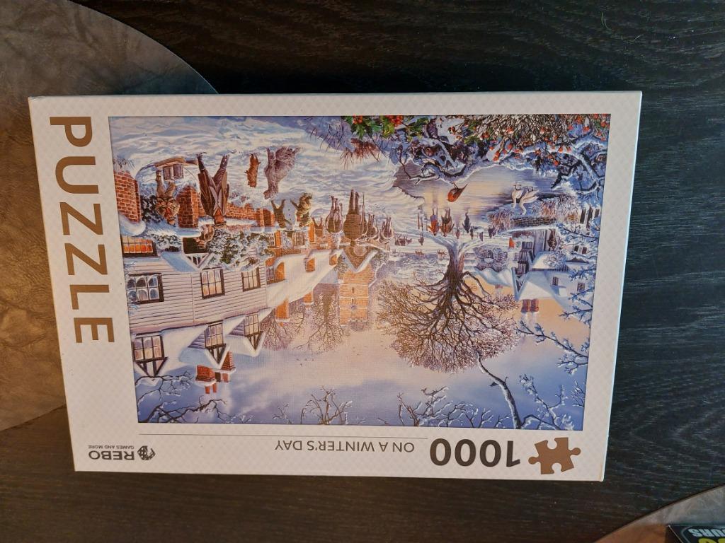 Puzzel 1000 stukjes - on a winter's day, Ophalen, Zo goed als nieuw