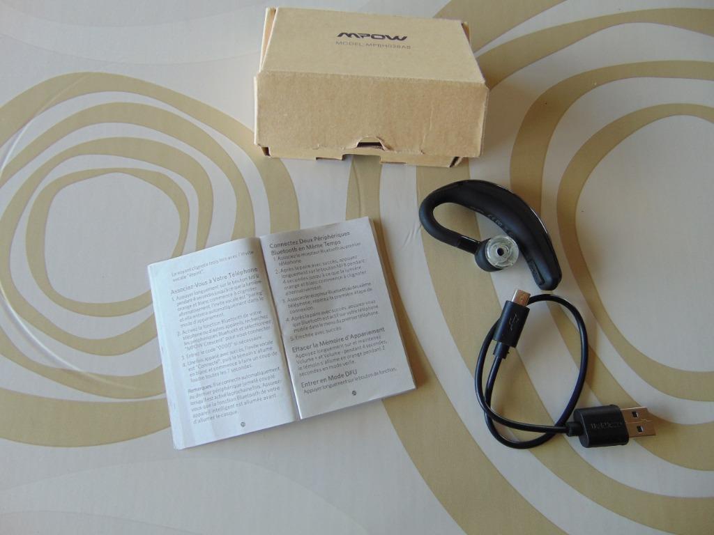 ecouteur bluetooth de marque crescent ✅, Ophalen of Verzenden, Zo goed als nieuw, Bluetooth
