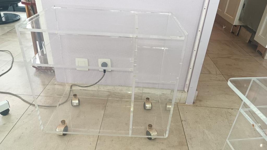 Plexiglas trolley Les Invisibles de Marais by David Lange, Huis en Inrichting, Ophalen