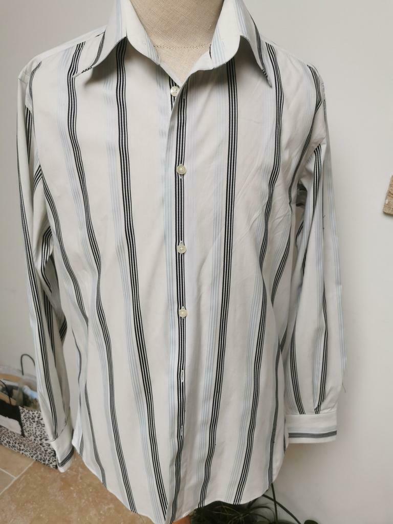 Jolie chemise rayée Zara, Vêtements | Hommes, Chemises, Enlèvement ou Envoi, Porté, Zara, Tour de cou 41/42 (L)