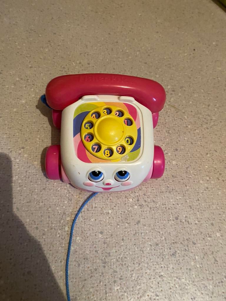 Fisher price telefoon met draaischijf, Kinderen en Baby's, Ophalen, Zo goed als nieuw